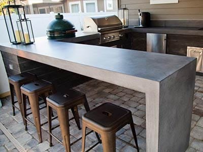 Countertop Pro, betonnen werkblad buitenkeuken behandelen, betonnen buitenkeuken behandelen