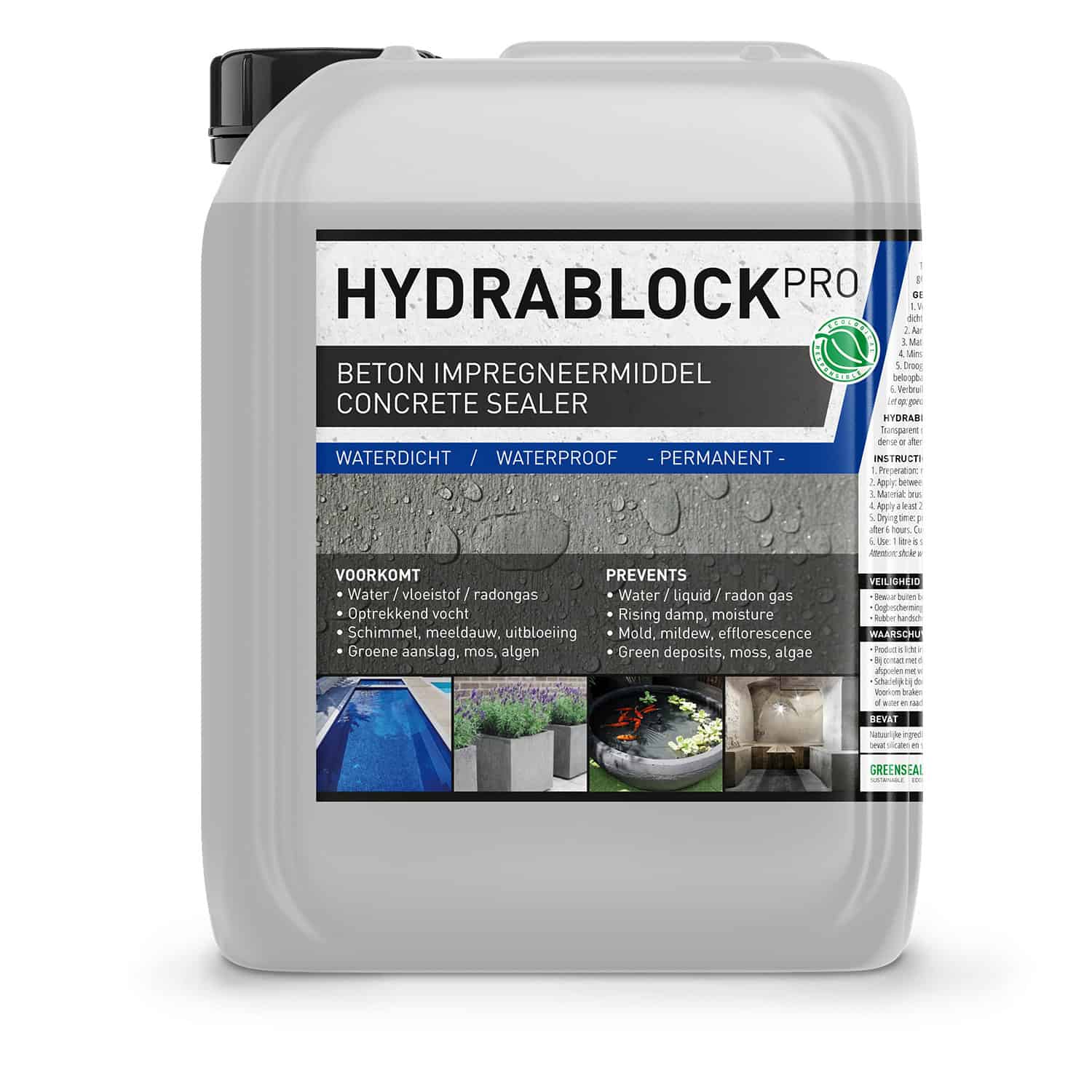 Hydrablock Pro beton impregneermiddel