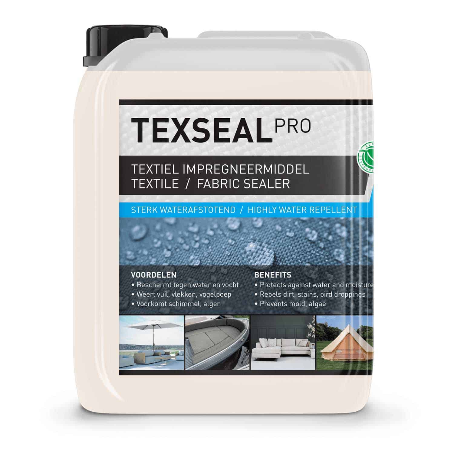 Texseal Pro - Textiel impregneermiddel - Waterafstotende spray textiel