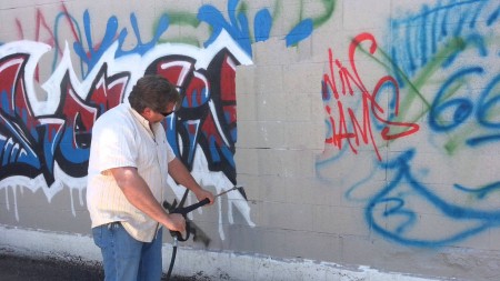 waterafstotende anti graffiti muur coating, anti graffiti coating, graffiti verwijderen, antigraff, antigraff Pro