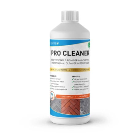 Tergeo Pro Cleaner, betonreiniger, steenreiniger, ontvetter