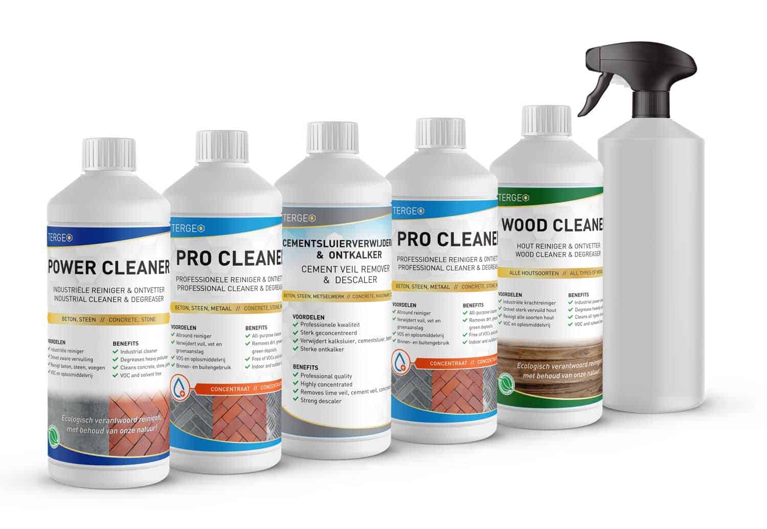 Tergeo reinigingspakket, schoonmaakpakket, combideal