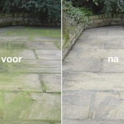 Terras reinigen, Tergeo Pro, Terras schoonmaken,