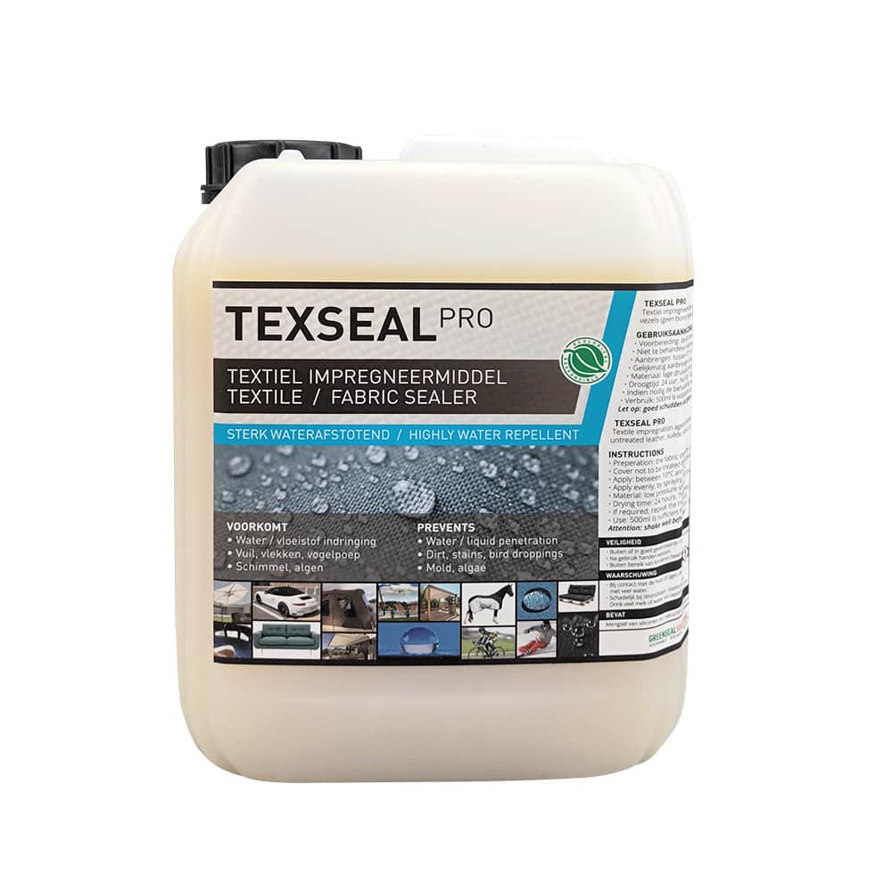 Texseal Pro, Textiel impregneermiddel, waterafstotende spray, tent impregneren, jas waterdicht maken