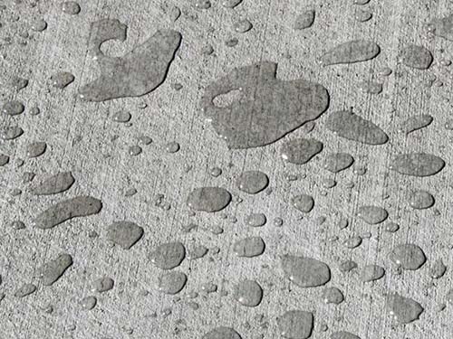 Beton water indringing voorkomen - beton waterdicht waterafstotend maken