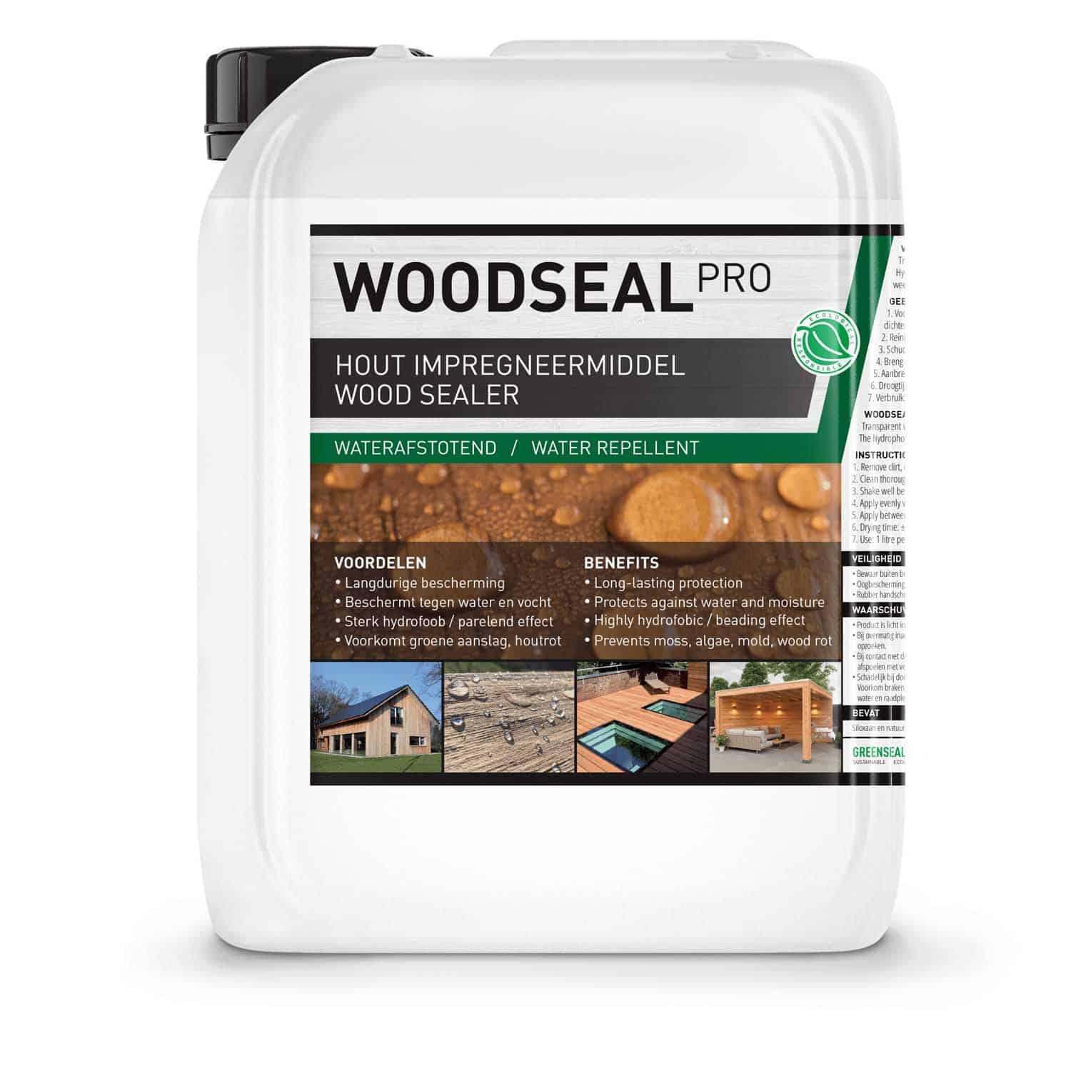Woodseal Pro - Hout impregneermiddel Woodseal Pro, hout impregneermiddel, Hout waterafstotend maken, hout verduurzamen
